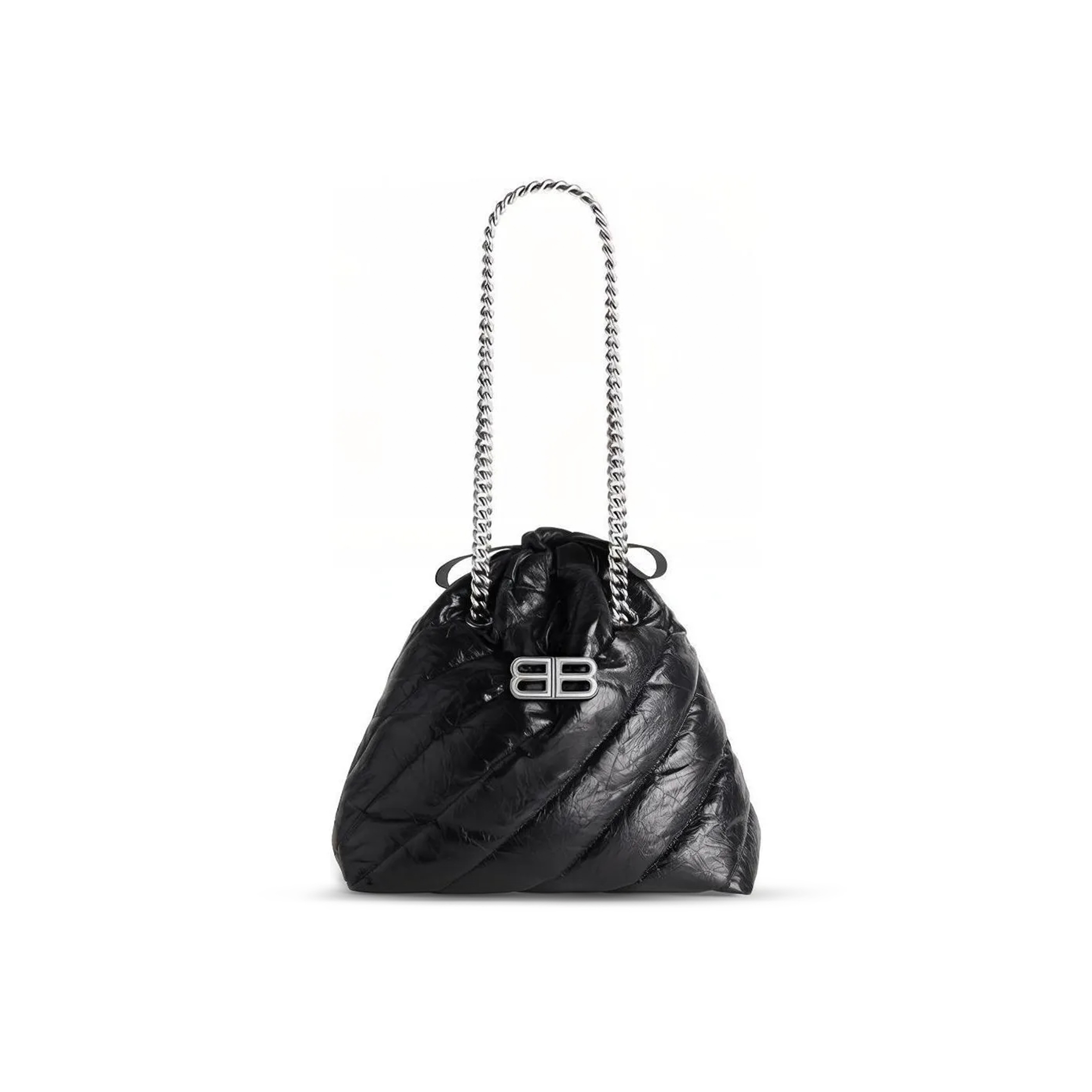 Ba*len*cia*ga women''s crush tote bag small in black 742942210j01000 (25.9*23.8*9.9cm)